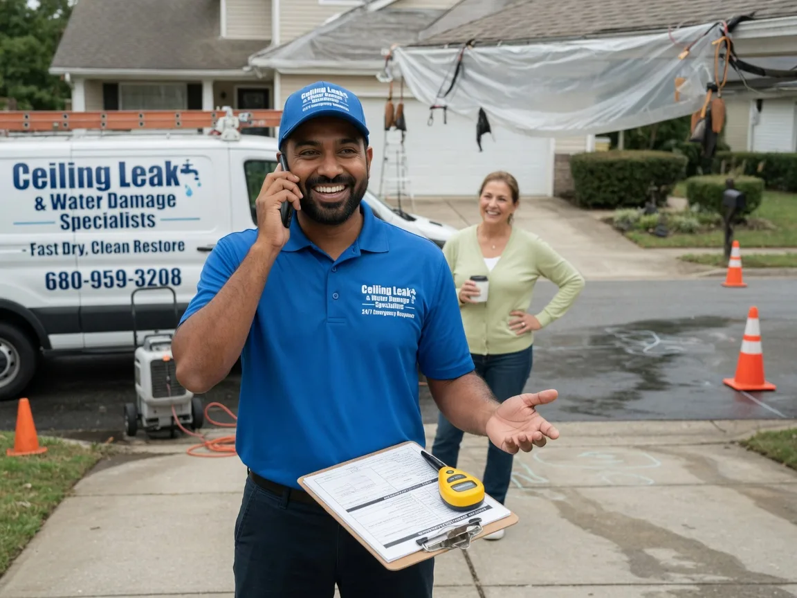 Ceiling Leak Cleanup Marionville, VA FAQs